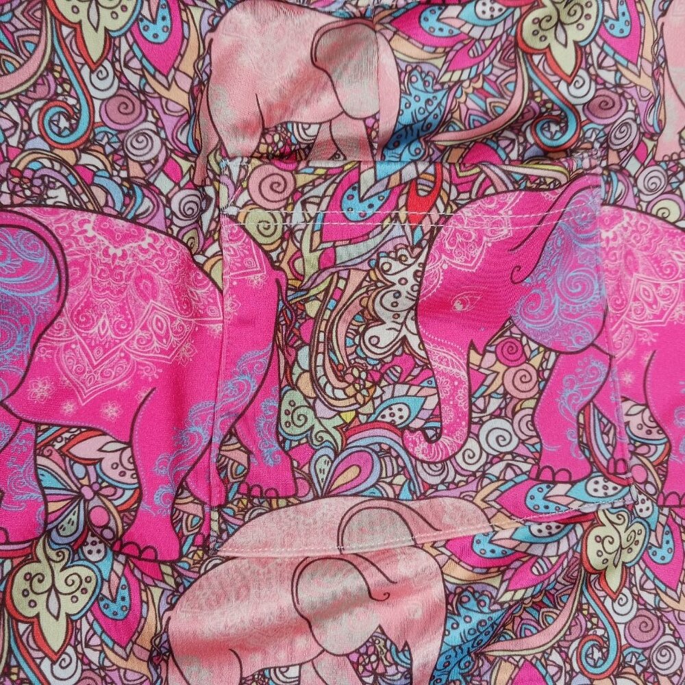 B Skinz Elephants Paisley Print Golf Tennis Skort Womens Small Casual Pockets - Picture 8 of 10